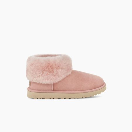 UGG Classic Mini Fluff - Boots Dame - Oransje (NO-V714)